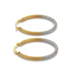 Gold plated earrings