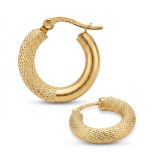 Gold plated earrings