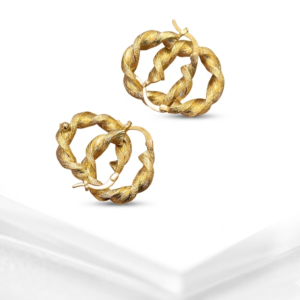 Gold plated earrings